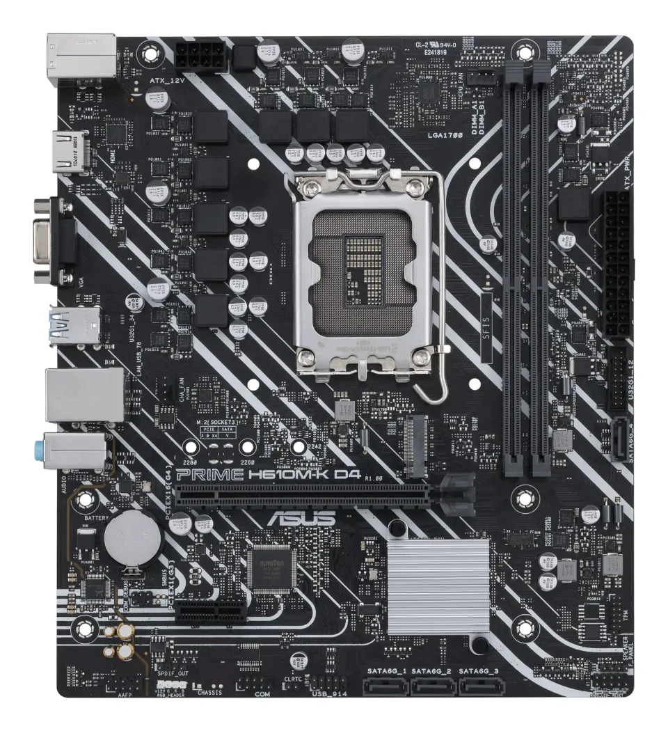 ASUS MB Sc LGA1700 PRIME H610M-K DDR4, Intel H610, 2xDDR4, 1xHDMI, 1xVGA, mATX