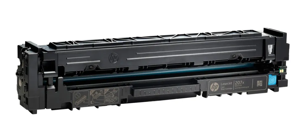 HP W2211X originální toner azurový č.207X velký cca 2450 str. (cyan, pro HP CLJ M255, M282, M283, Jetintelligence )