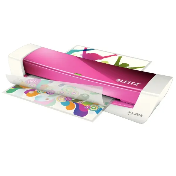 LEITZ iLAM Home Office A4 teplý laminátor, WOW růžová
