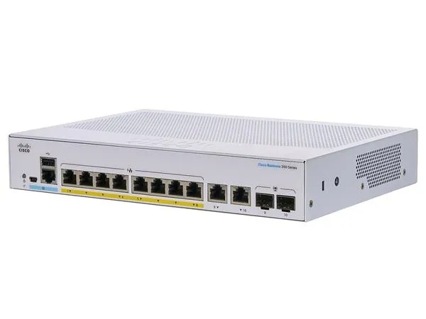 Cisco CBS350 Managed 8-port GE, PoE, 2x1G Combo