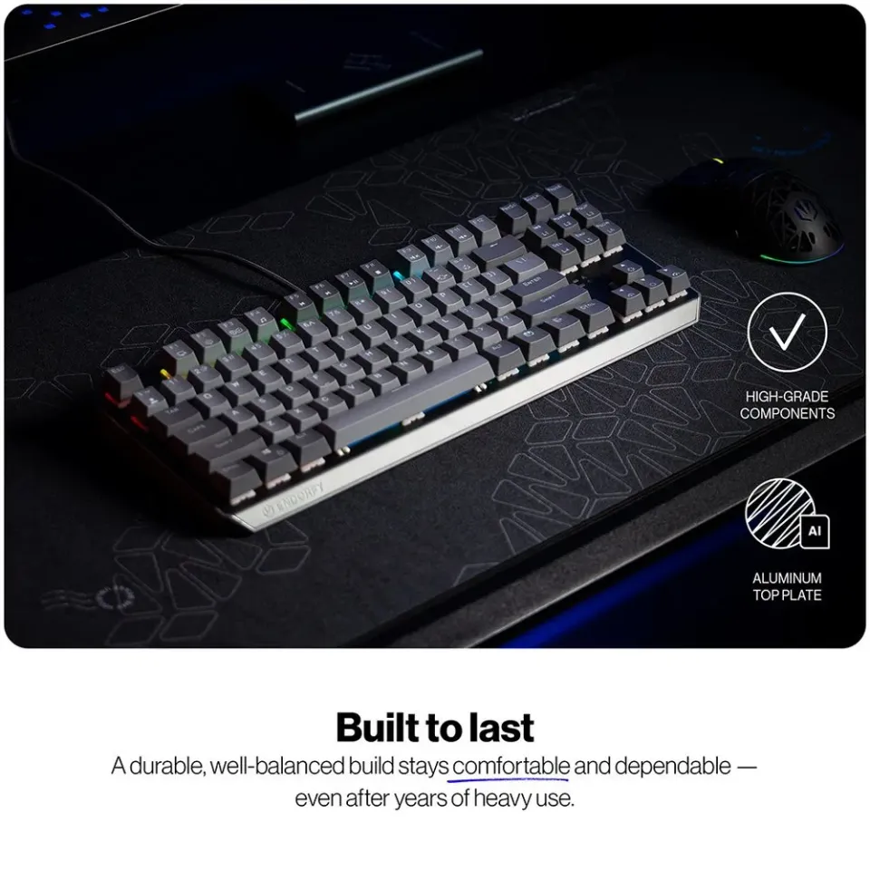 Endorfy Thock V2 TKL Klávesnice, herní, drátová, mechanická, Endorfy Red,CZ/SK l