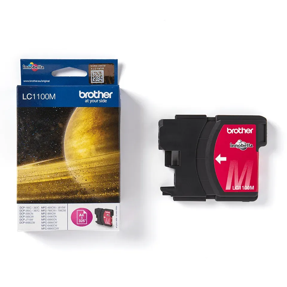 Brother LC-1100M (ink. magenta, 325 str. @ 5%)
