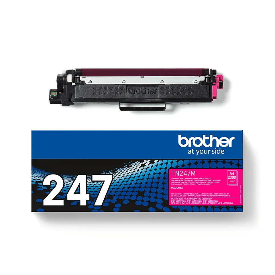 Brother - TN-247M, Magenta toner (až 2 300 stran)