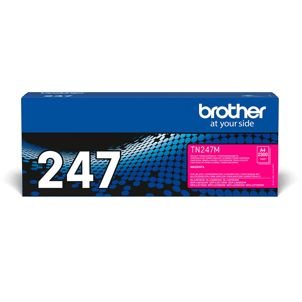 Brother - TN-247M, Magenta toner (až 2 300 stran)