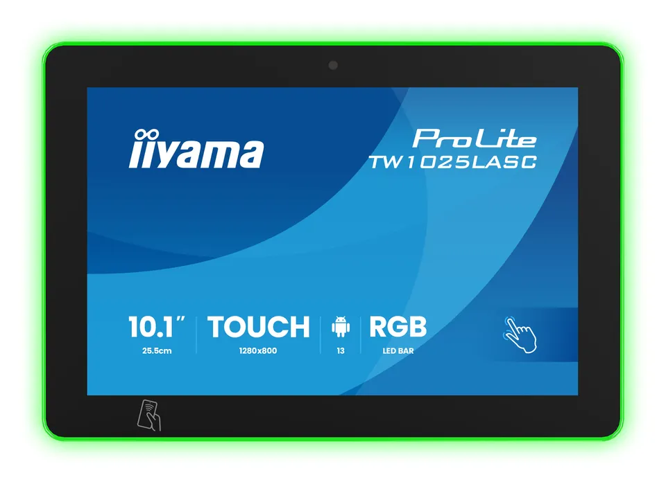 10" iiyama TW1025LASC-B3PNR:IPS,HD,cam,mic