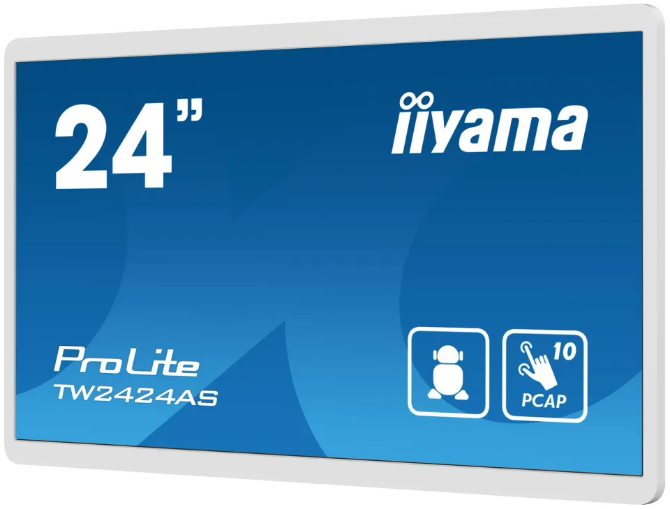 24" iiyama TW2424AS-W1: PCAP, Android 12,FHD