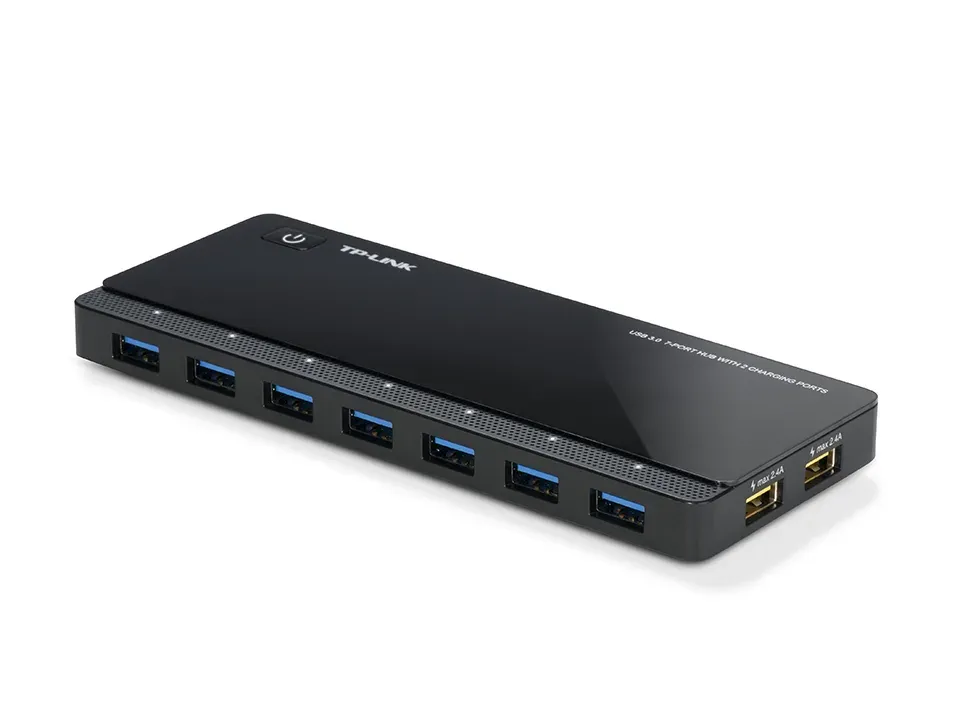 TP-LINK UH720 7 ports USB 3.0 Hub 7 12V/2,5A s 2 porty pro nabíjení