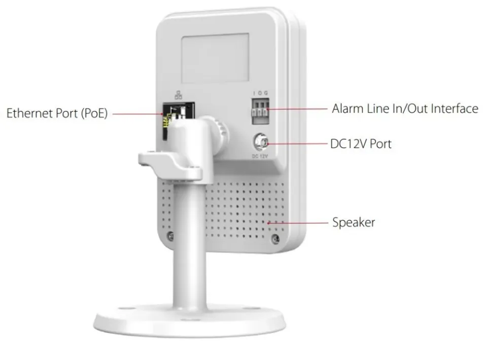 DAHUA IP kamera C4K-P/ vnitřní/ Wi-Fi/ 4Mpix/ objektiv 2,8mm/ H.265/ IR až 30m/ CZ app