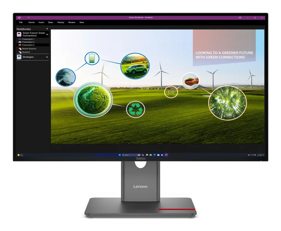 Lenovo LCD P27q-40 27" IPS/2560x1440/6ms/HDMI/DP/4xUSB/Výškově nastavitelný/Pivo (64A7GAT6EU)