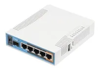 MikroTik hAP ac, 720MHz CPU, 128MB RAM, 5x LAN, 2.4+5GHz,Wi-Fi 802.11b/g/n/ac, SFP slot, vč. L4