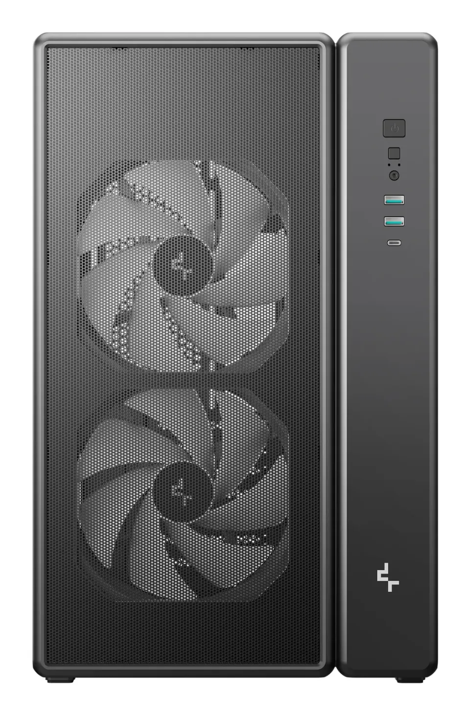 DEEPCOOL Case CG590 MESH 2F, ATX, Průhledná bočnice, 2x160mm ARGB, černá