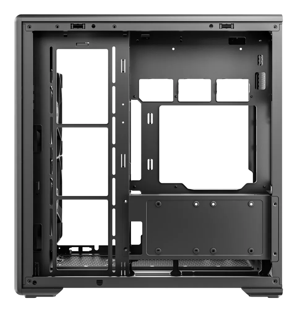 DEEPCOOL Case CG590 MESH 2F, ATX, Průhledná bočnice, 2x160mm ARGB, černá
