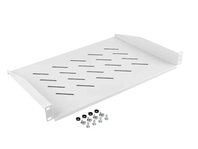 LANBERG 19" PEVNÁ POLICE 1U/483X300MM MAX. NOSNOST DO 25 KG ŠEDÁ