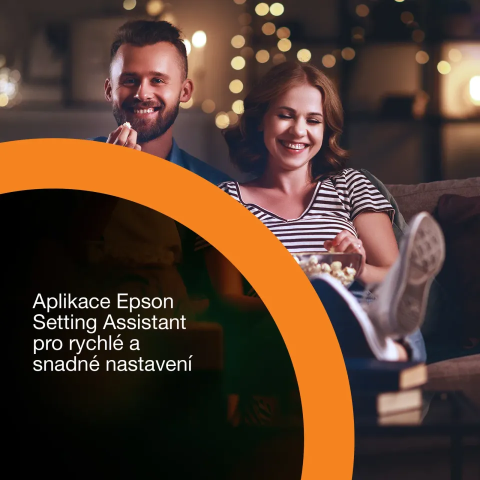 EPSON projektor EH-LS670W diamantová bílá, 4K PRO-UHD, 3600lm, HDMI, USB, Google TV, 240Hz