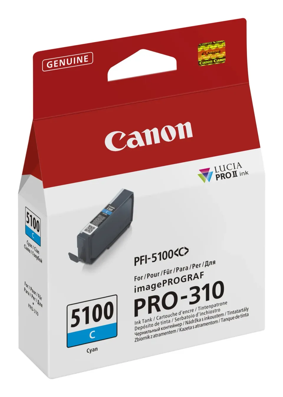 Canon cartridge PFI-5100C Cyan cartridge pro ImagePROGRAF PRO-310
