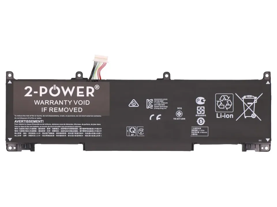 2-Power 3 článková Baterie do Laptopu ( RH03XL ) 11,4V 3950mAh