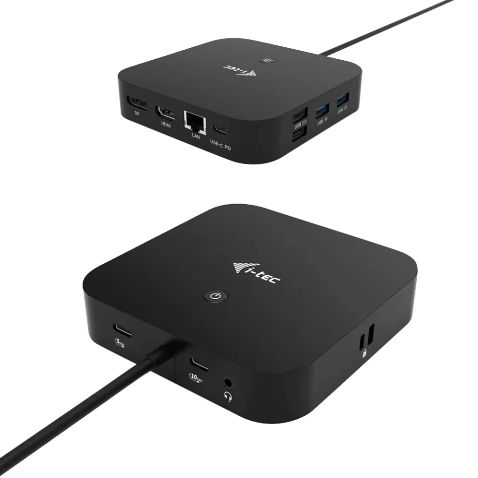 i-tec USB-C HDMI DP Docking Station with Power Delivery 100 W