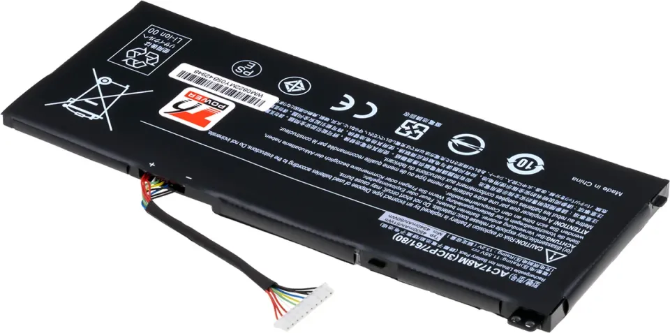 Baterie T6 Power pro Acer Spin SP314-51, SP314-52, TravelMate X314-51, 5360mAh, 61Wh, 3cell, Li-pol