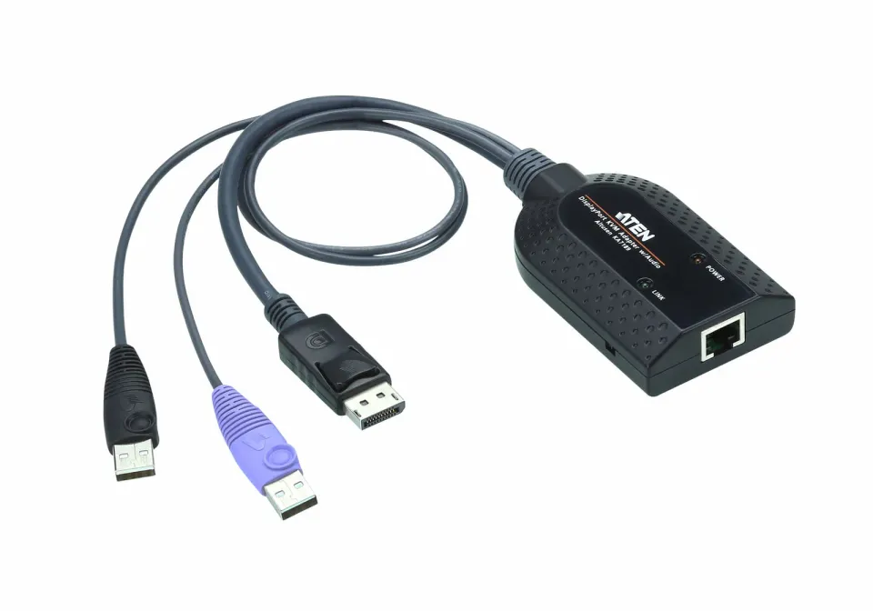 ATEN USB DisplayPort Virtual Media KVM Adapter Cable
