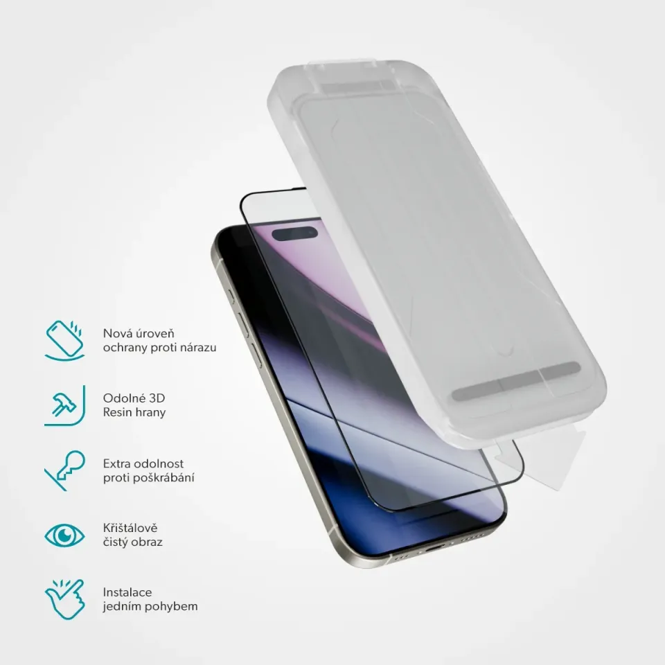 Epico ImpactCeramic sklo pro iPhone 16 Pro