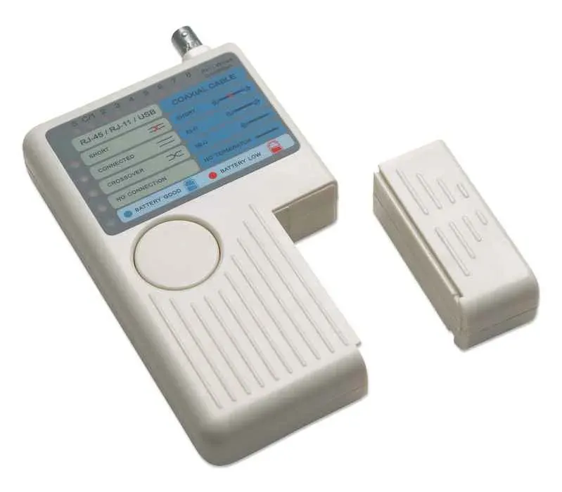 Intellinet Cable Tester, 4-in-1, RJ11, RJ45, USB and BNC