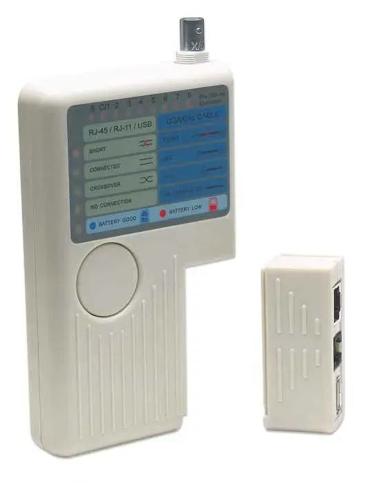 Intellinet Cable Tester, 4-in-1, RJ11, RJ45, USB and BNC