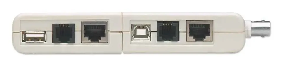 Intellinet Cable Tester, 4-in-1, RJ11, RJ45, USB and BNC