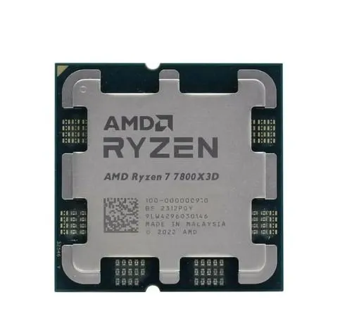 AMD cpu Ryzen 7 7800X3D AM5 tray (bez krabičky, bez chladiče, 4.2GHz / 5.0GHz, 8+96MB cache, 120W, 8x jádro, 16x vlákno, grafika), Zen4 Raphael