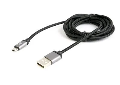 GEMBIRD CABLEXPERT kabel USB A Male/Micro USB Male 2.0, 1,8m, opletený, černý, b