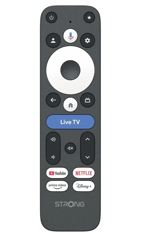 STRONG 4K Google TV Stick LEAP-NOVA/ HDMI/ USB-C/ BT/ Wi-Fi/ NETFLIX/ Disney+/ Amazon Prime Video/ Android 14/ černý