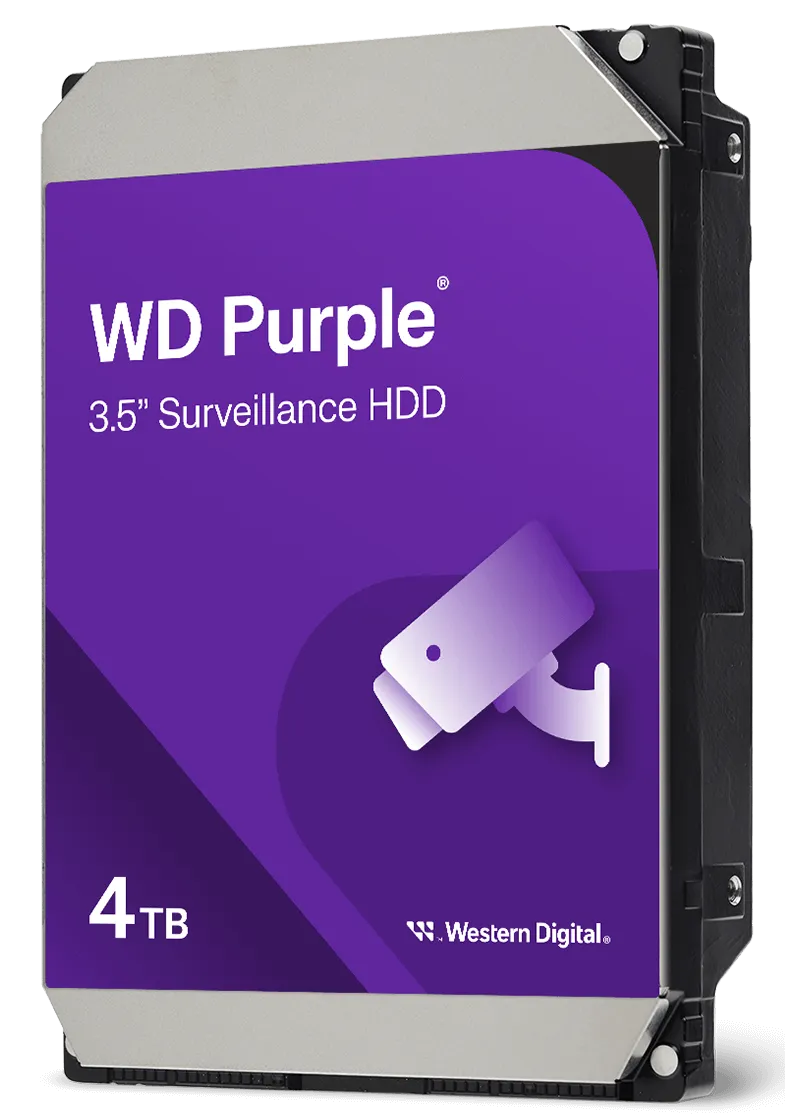WD PURPLE WD44PURZ 4TB SATA/600 128MB cache, 5400 RPM, CMR