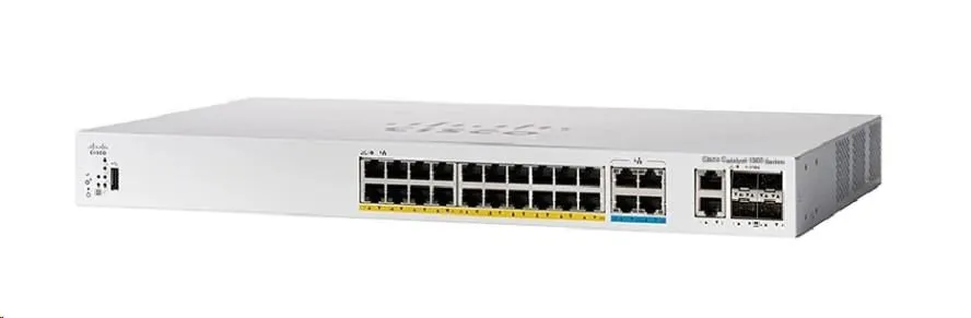 Cisco Catalyst switch C1300-24MGP-4X (16xGbE,8x2,5GbE,4xSFP+,24xPoE+,375W) - REF