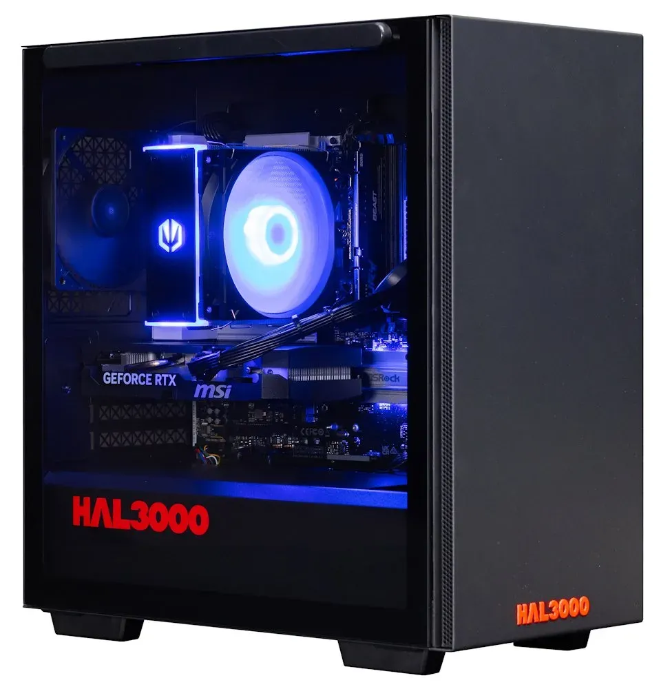 HAL3000 Online Gamer / AMD Ryzen 5 9500F/ 16GB DDR5/ RTX 5060/ 1TB PCIe4 SSD/ WiFi/ W11