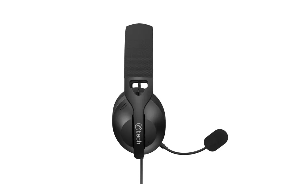 C-TECH sluchátka s mikrofonem Nemesis V3 (GHS-19U), USB, náhlavní, černá
