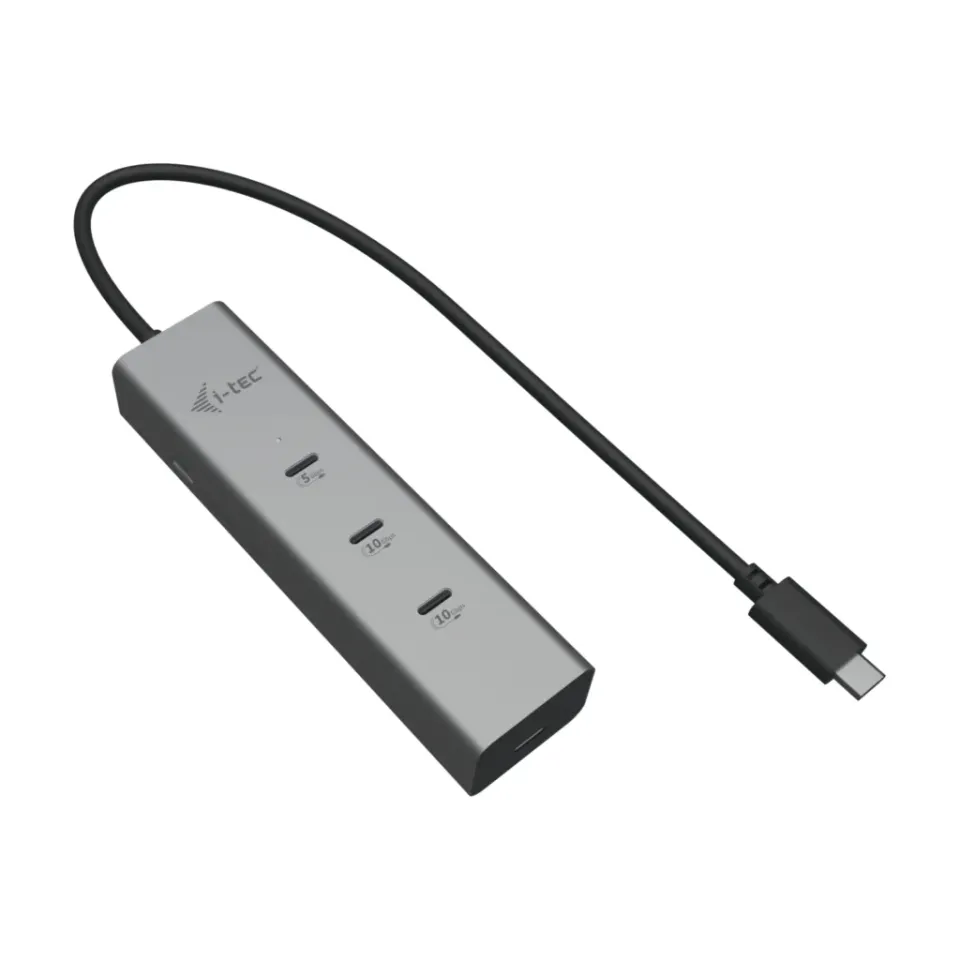 i-tec USB-C Charging Metal HUB 5port with USB-C video 8K, Power Delivery 85W