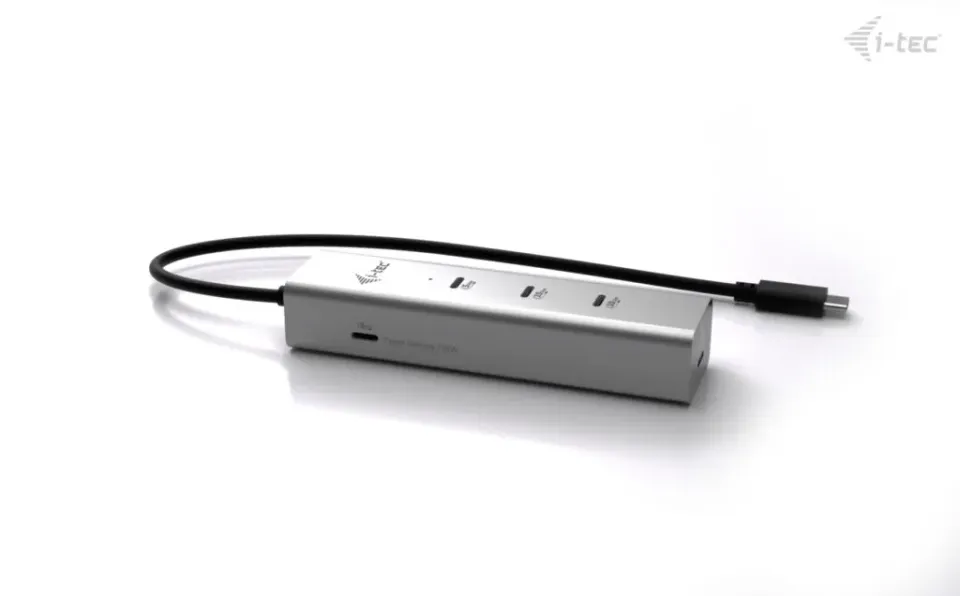 i-tec USB-C Charging Metal HUB 5port with USB-C video 8K, Power Delivery 85W
