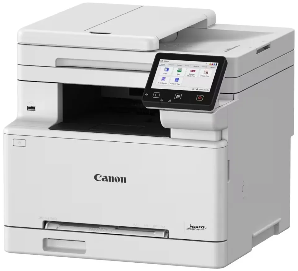 Canon i-SENSYS MF667Cdw – barevná laserová multifunkce A4 4 v 1 s faxem, 25 str./min, duplex, DADF, LAN a Wi-Fi