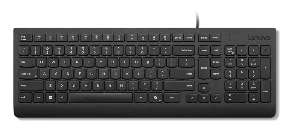 Lenovo Essential Wired Keyboard (Black) - Slovak 245/PS/2/SK/Černá