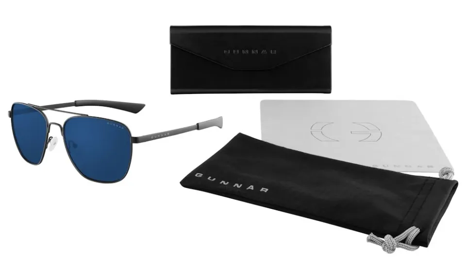 GUNNAR kancelářske/herní brýle MUSTANG ONYX sluneční skla NEUTRAL BLF 90 Natural focus