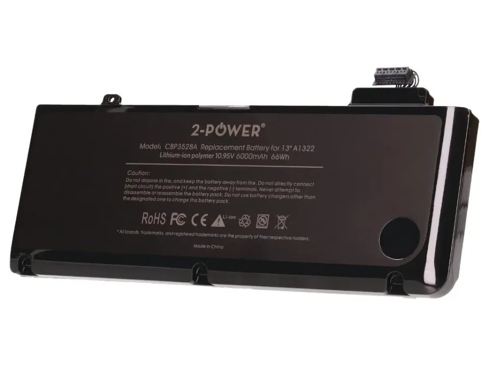 2-Power baterie pro Apple MacBook Pro 13" A1322 10,95V 6000mAh