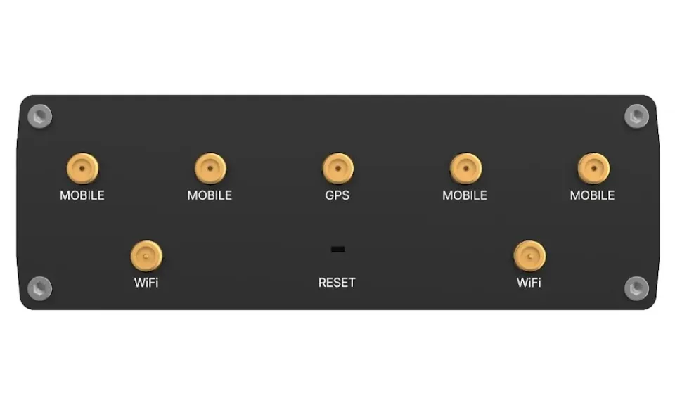 Teltonika RUTM55 Průmyslový 5G Wi-Fi Router, I/O, RS232 a RS485, GPS, eSIM