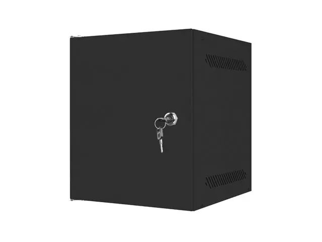 LANBERG RACKOVÁ SKŘÍŇ 10" PRO MONTÁŽ NA STĚNU 6U/280X310 PRO VLASTNÍ MONTÁŽ S KOVOVÝMI DVEŘMI ČERNÁ