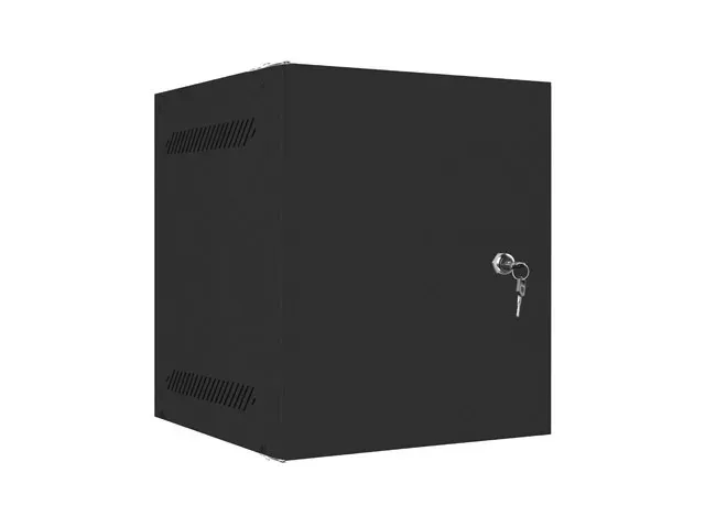 LANBERG RACKOVÁ SKŘÍŇ 10" PRO MONTÁŽ NA STĚNU 6U/280X310 PRO VLASTNÍ MONTÁŽ S KOVOVÝMI DVEŘMI ČERNÁ