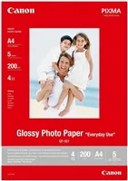Canon fotopapír GP-501 A4, 10x15 cm, lesklý, 5 ks, 210g