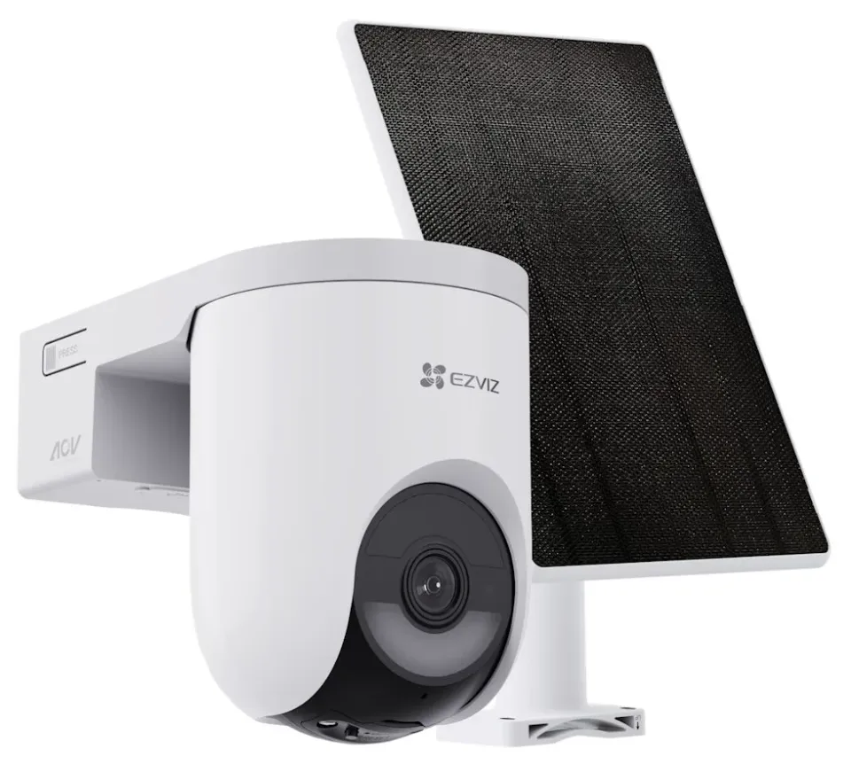 EZVIZ IP kamera HB8 Lite 4G kit/ PTZ/ 4G/LTE/ Wi-Fi/ 4Mpix/ krytí IP65/ objektiv 4mm/ IR až 15m/ bílá + solární panel 5W
