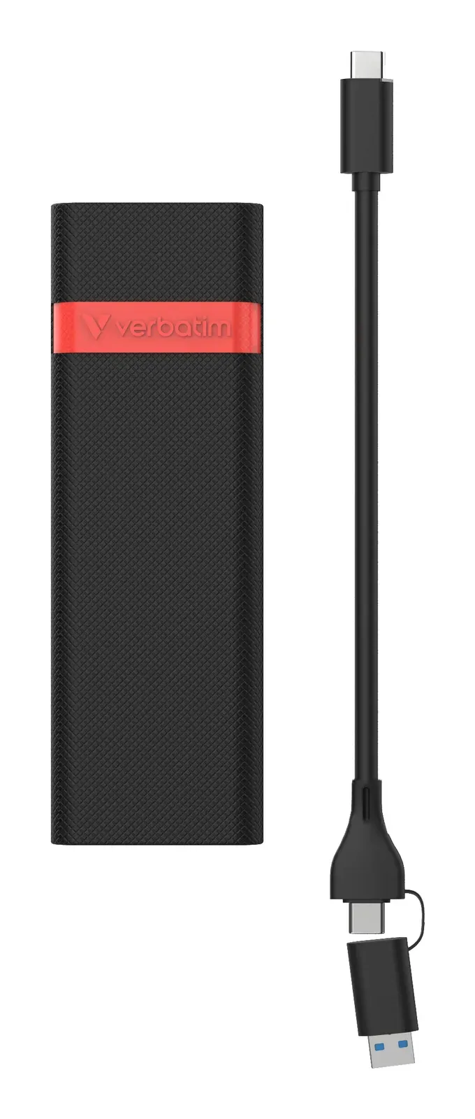 VERBATIM Kryt M.2 NVMe SSD Store ‘n’ Go, USB 3.2 Gen 2, černá
