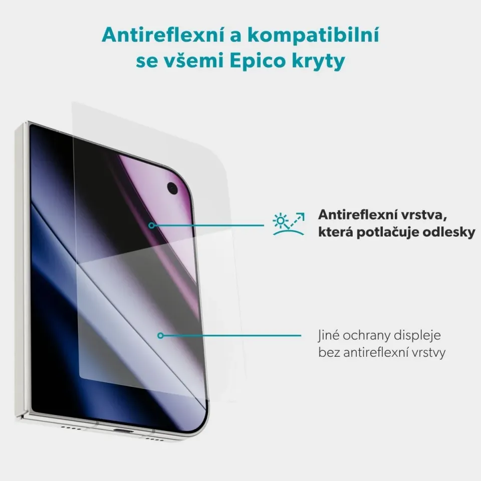 Epico AntiReflective Glass iPhone Duo pro vnější displej
