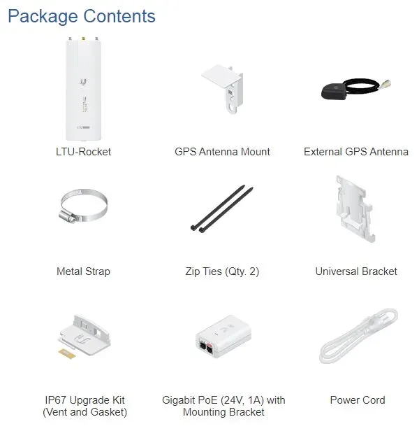 Ubiquiti UISP LTU Rocket - 5GHz PtMP AP, LTU, 4096QAM, až 900 Mbps, RF filtrace, GPS, 100+ klientů