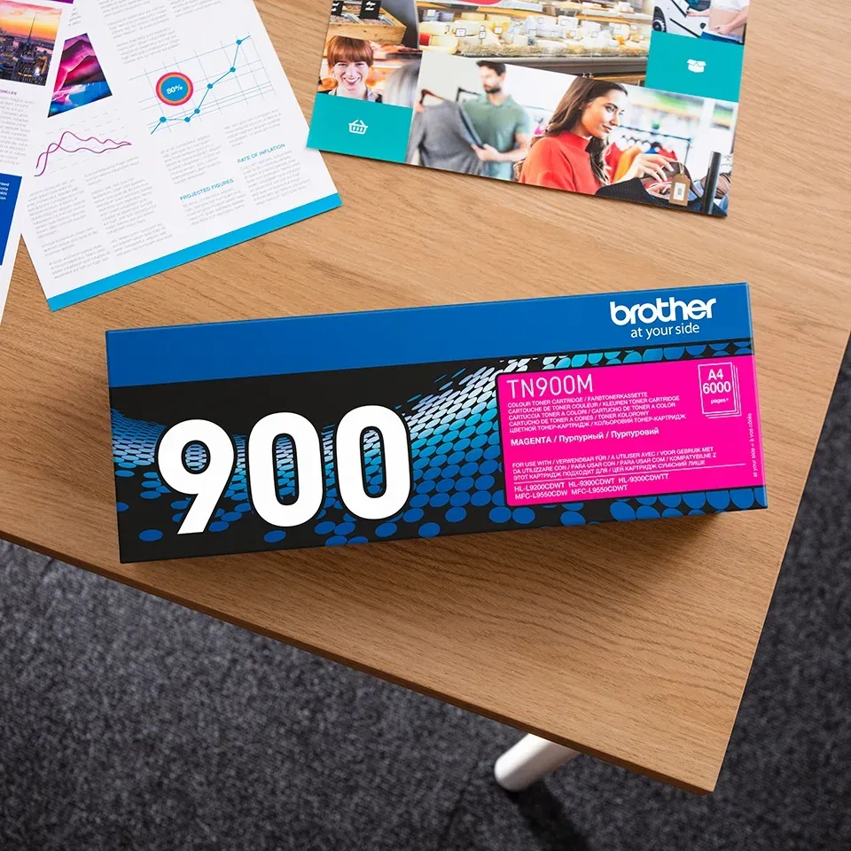 Brother - TN-900M, toner magenta, 6 000 str.