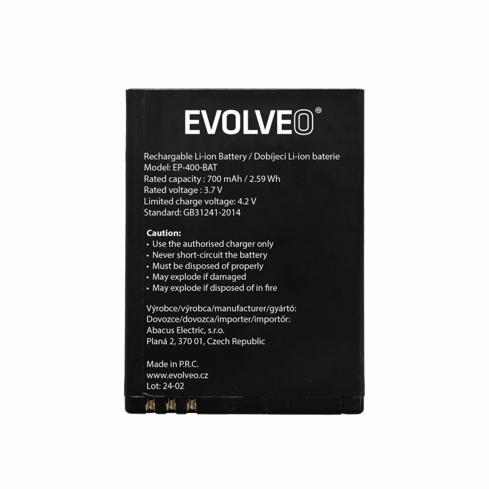 EVOLVEO orig. baterie 700 mAh pro EasyPhone ID/EG/XS (EP-400/550/570)
